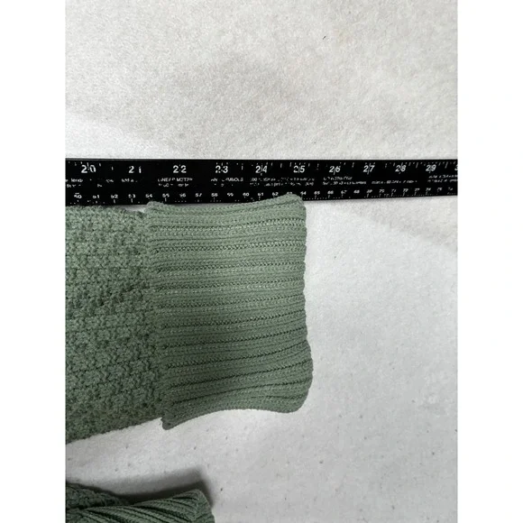 Abercrombie & Fitch Sage Green Oversized Button Front Cardigan Sweater XXL 2151 - Picture 7 of 12